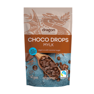Капки млечен шоколад, 200g, Dragon Superfoods