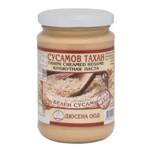 Сусамов тахан бял 300гр. White sesame tahini 300g.