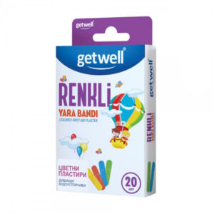 Цветни пластири, 20 бр., Getwell