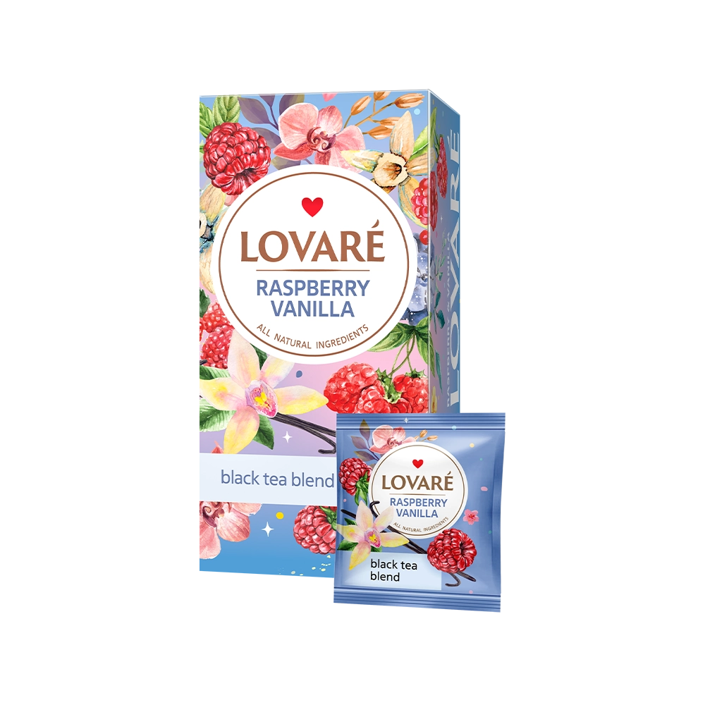 Чай в Пакетчета LOVARE Raspberry Vanilla